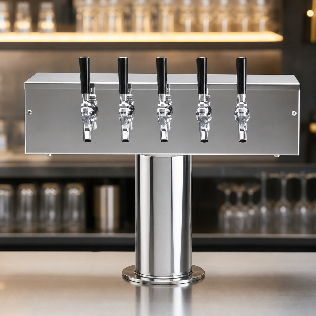 Five-Faucet Capacity