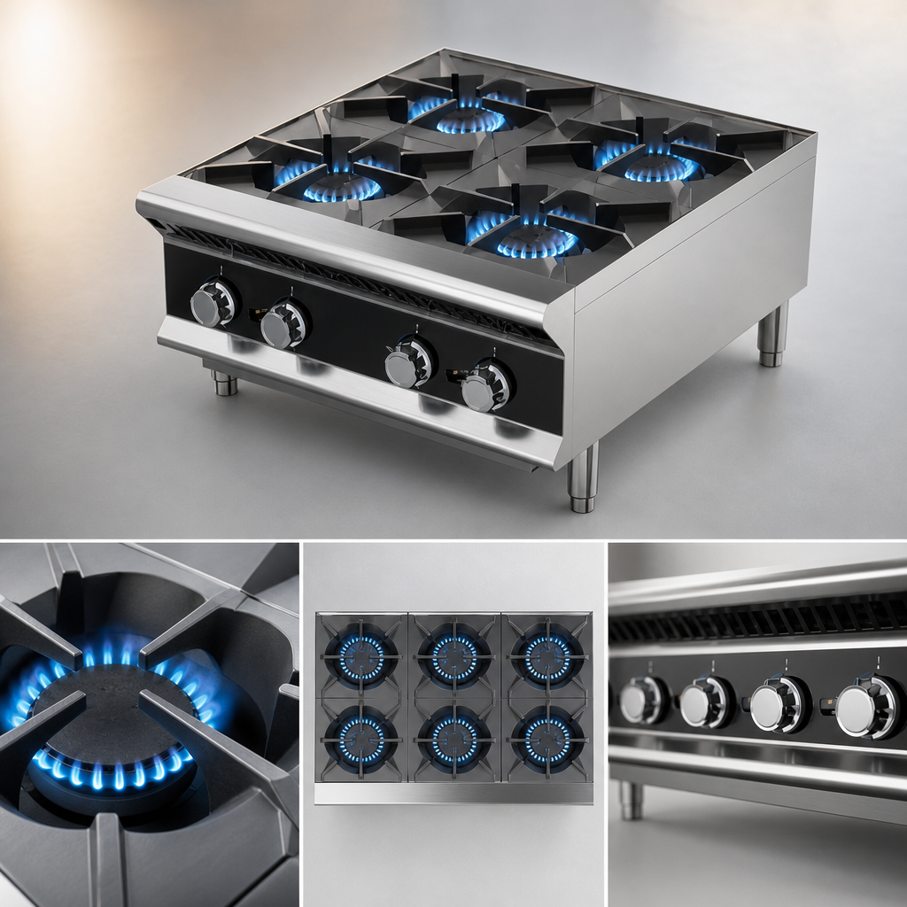 6-Burner High-Output Design