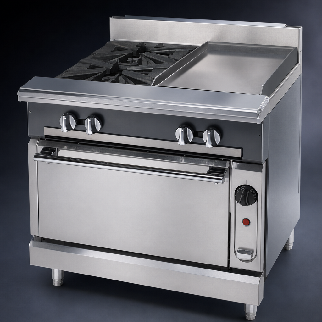 3/4-Inch Polished Steel Griddle Plate