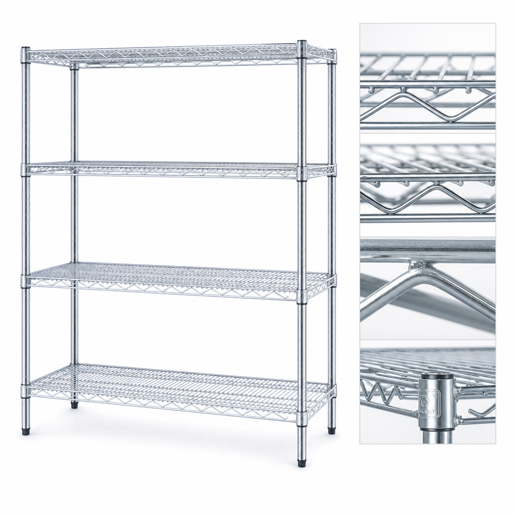 Patented QuadTruss® Shelves