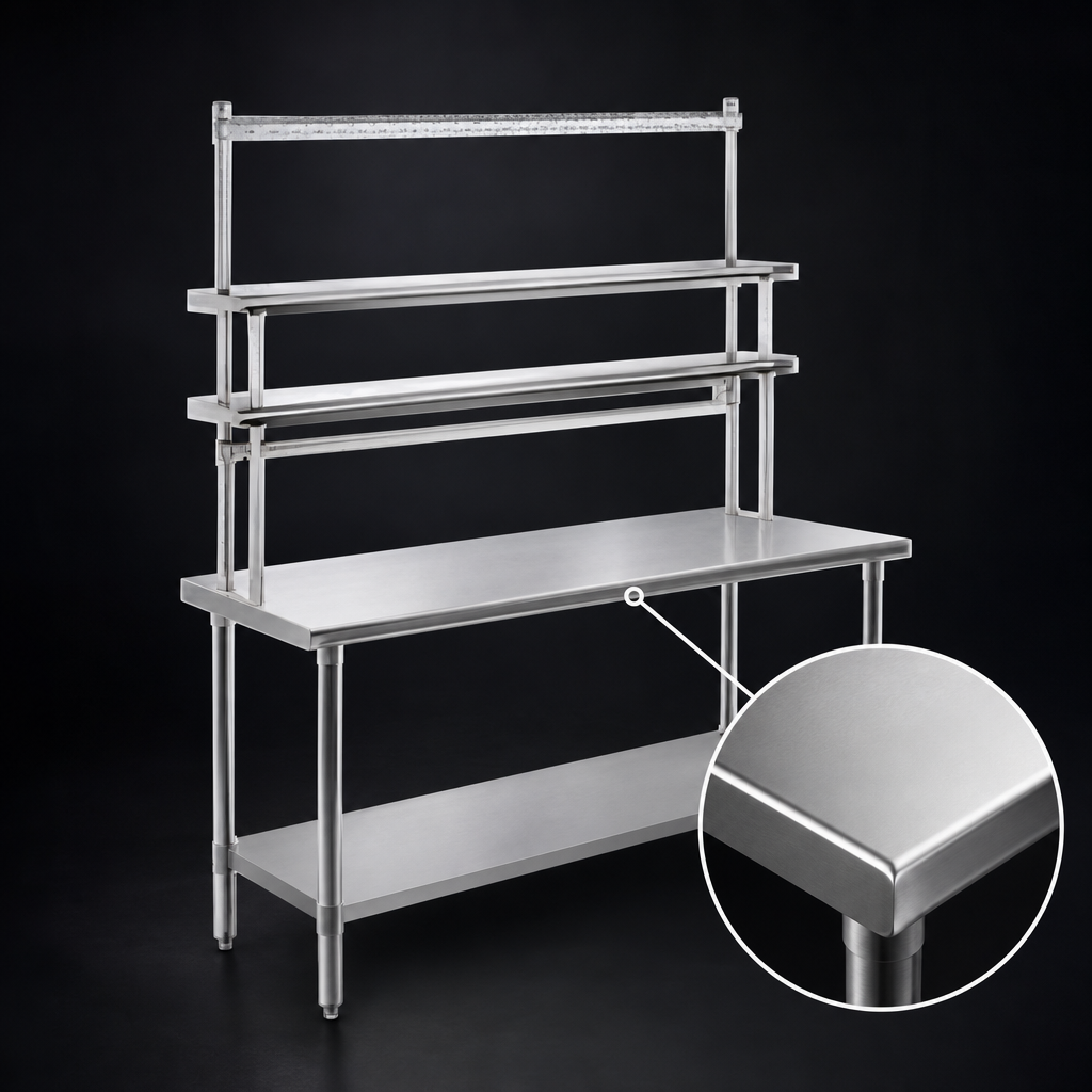 14-Gauge Stainless Steel Top