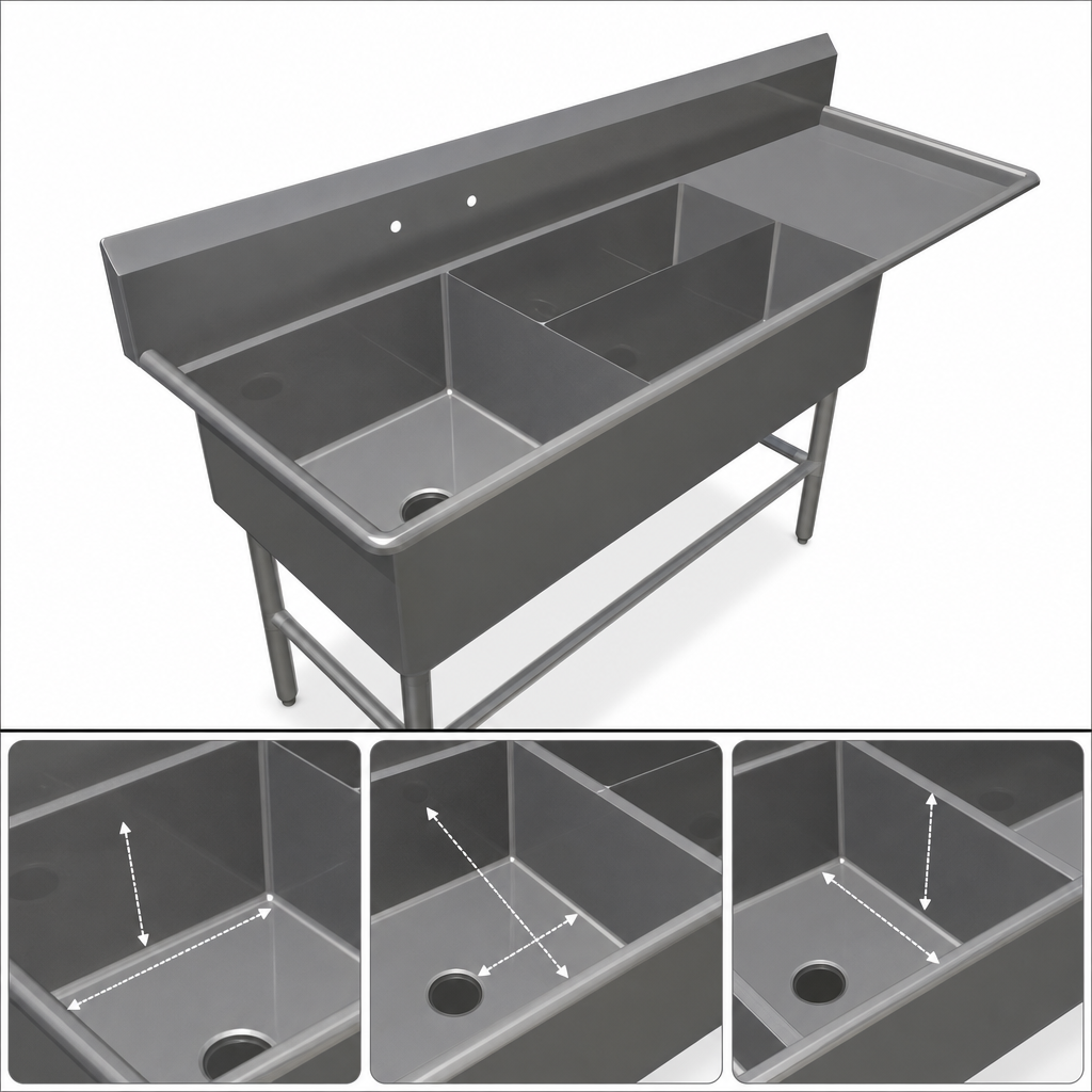 Three-Platter Compartment Layout