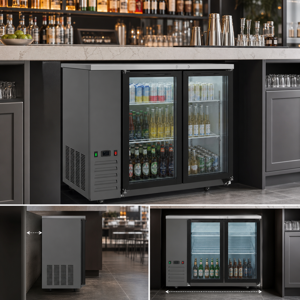 Shallow-Depth Back Bar Design