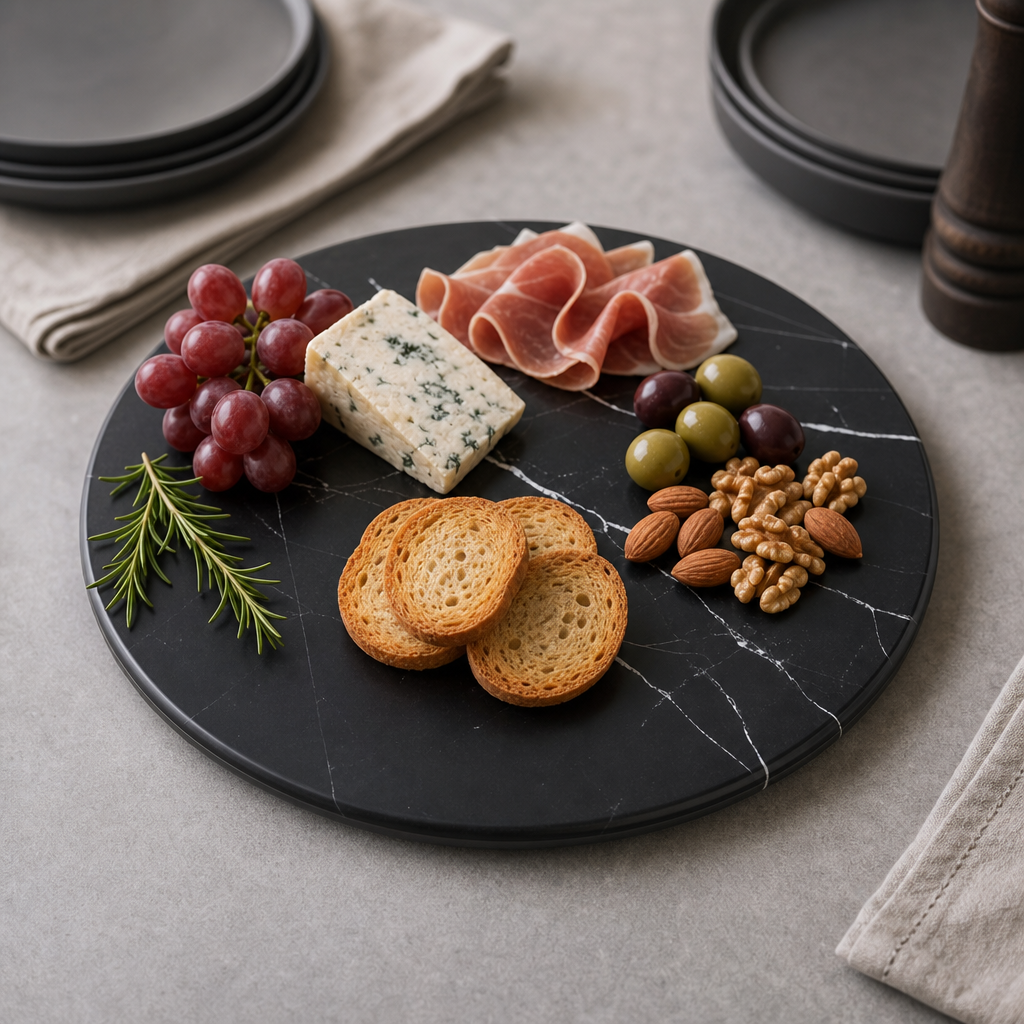 Round Serving Board