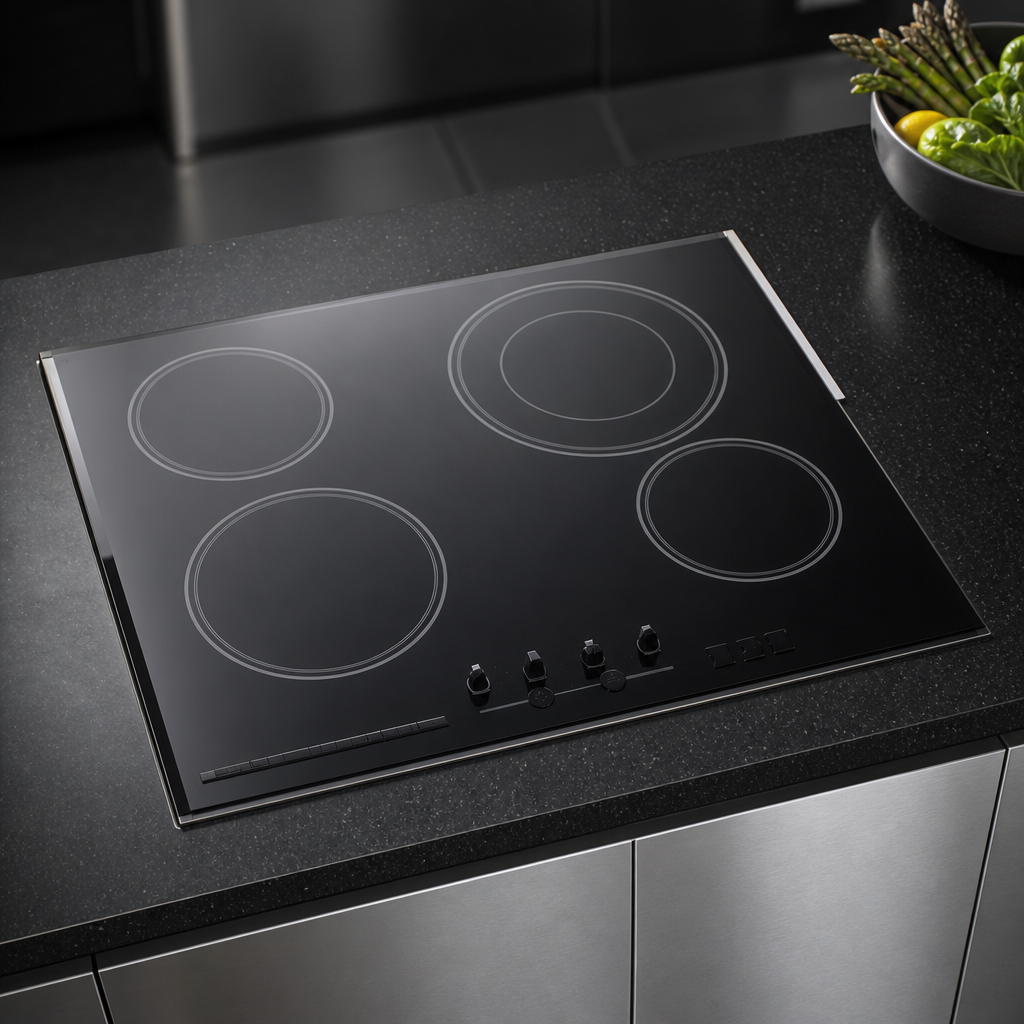 Black Schott Ceramic Glass Surface