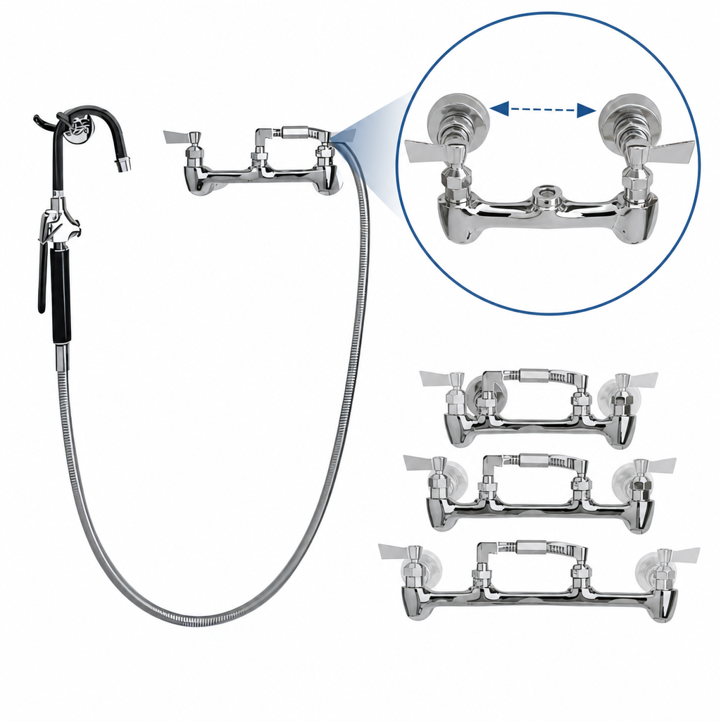 Adjustable 8-Inch Wall Centers