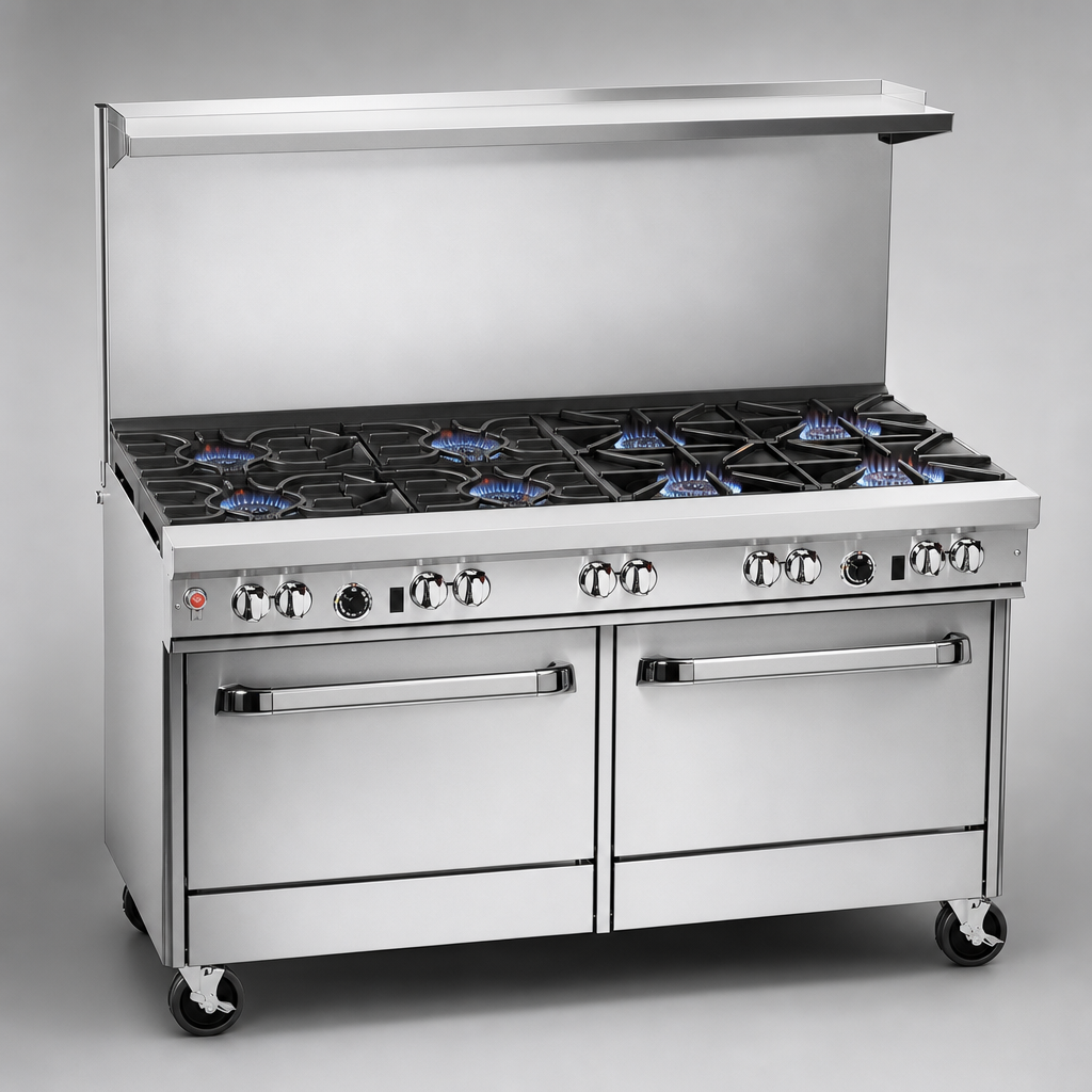 Eight Open Burners