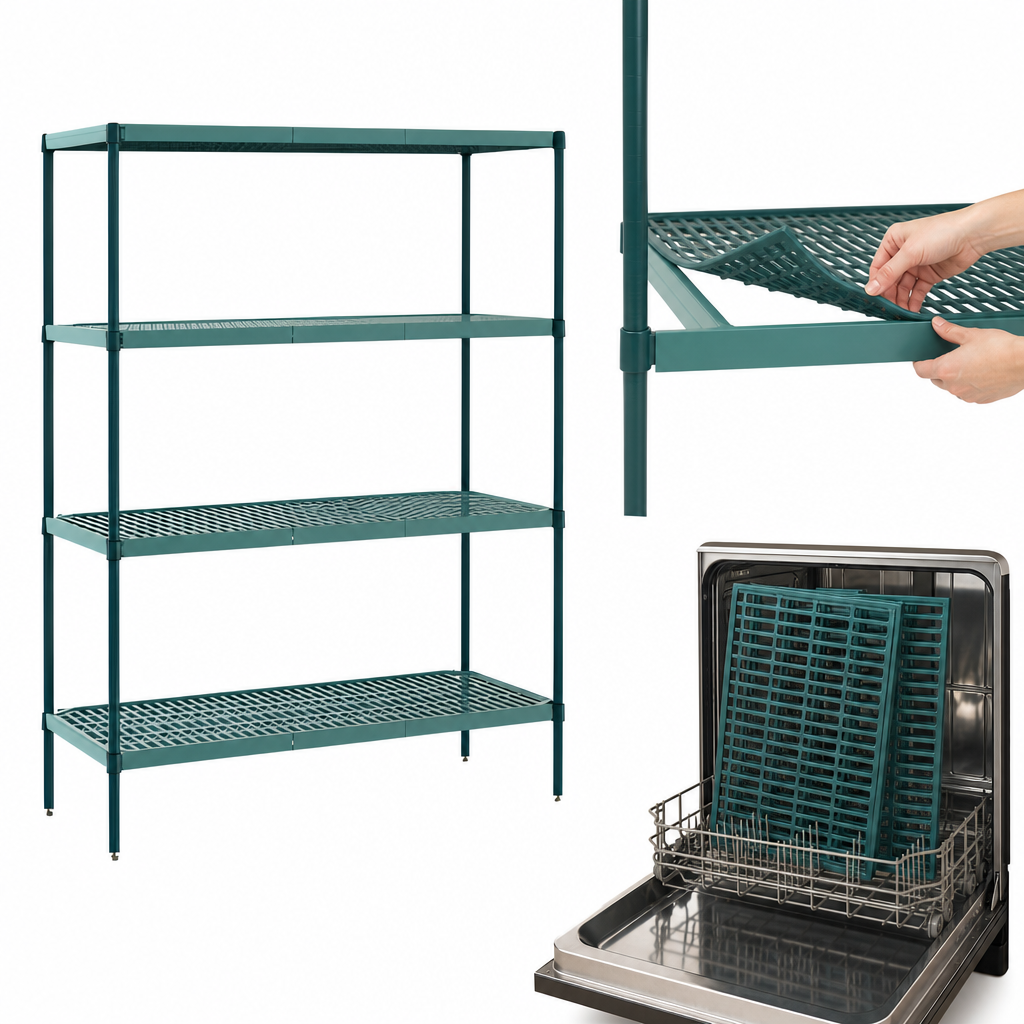 Removable Polymer Shelf Mats