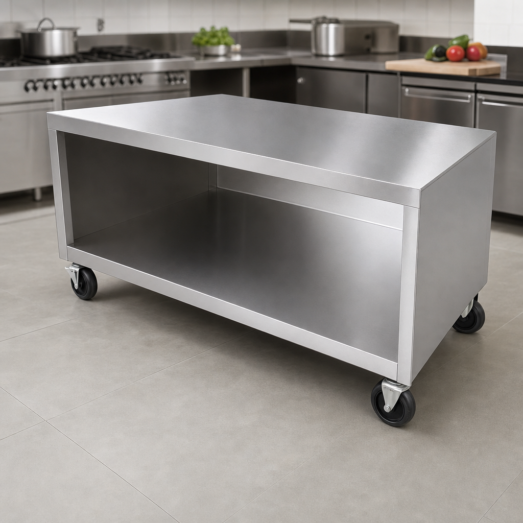 Mobile Open Cabinet Base