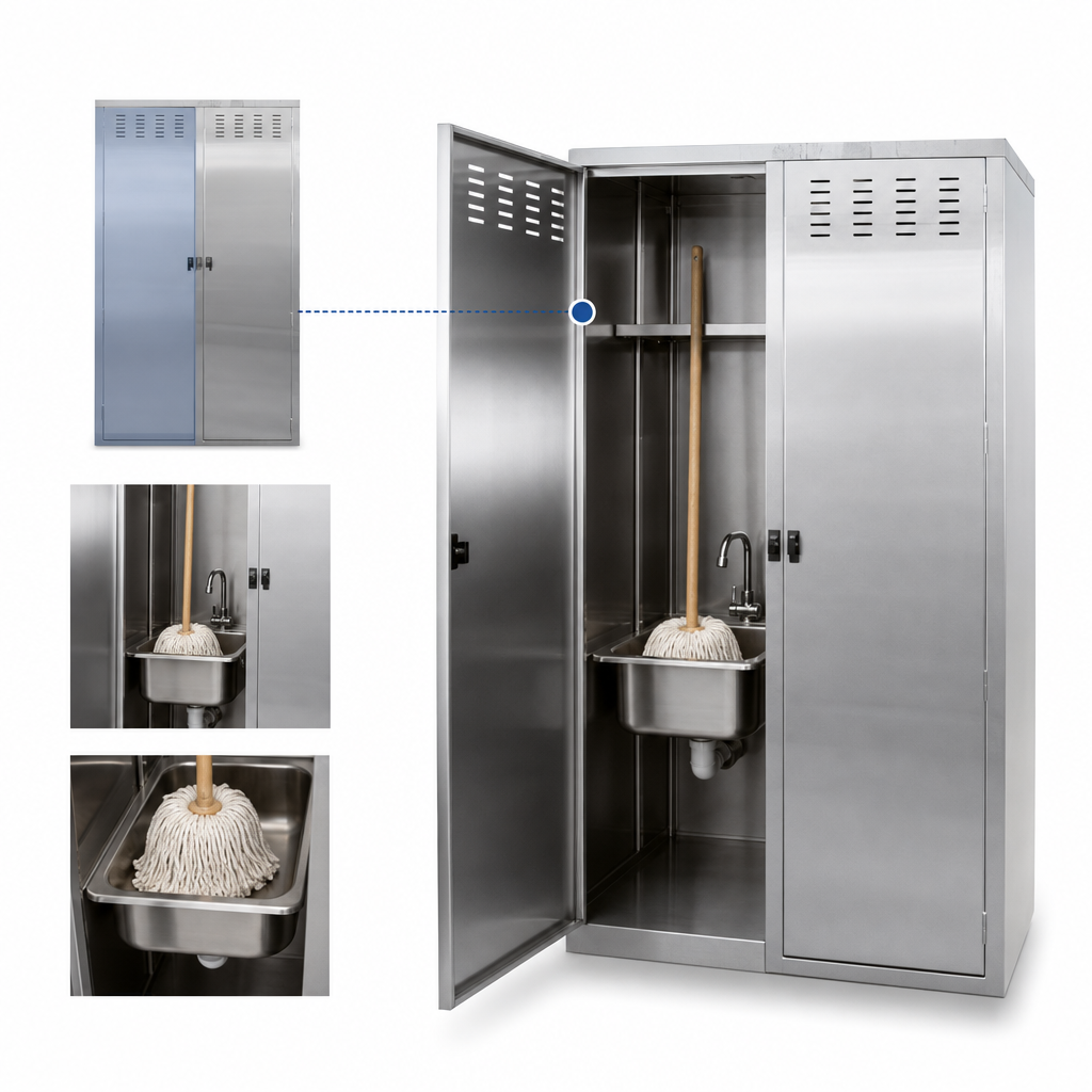 Left-Hand Mop Sink Configuration