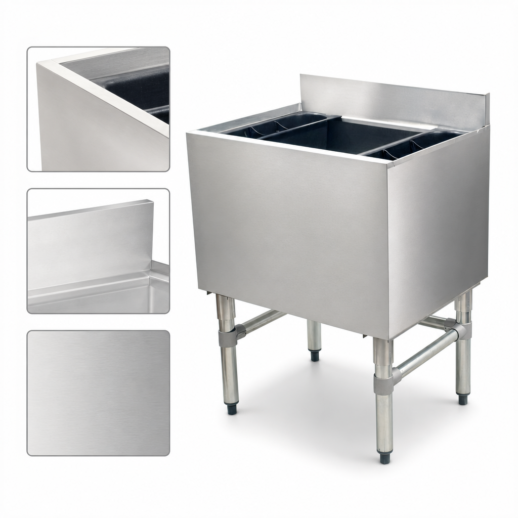 20-Gauge 304 Stainless Steel Construction