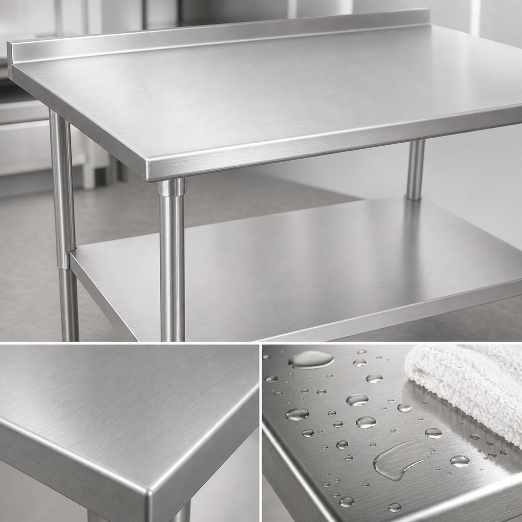 14-Gauge 300-Series Stainless Steel Top