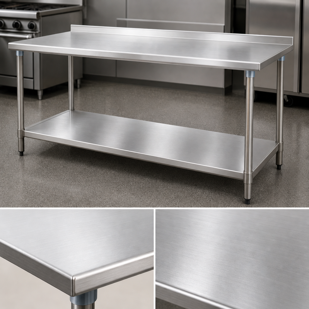 14-Gauge Stainless Steel Top