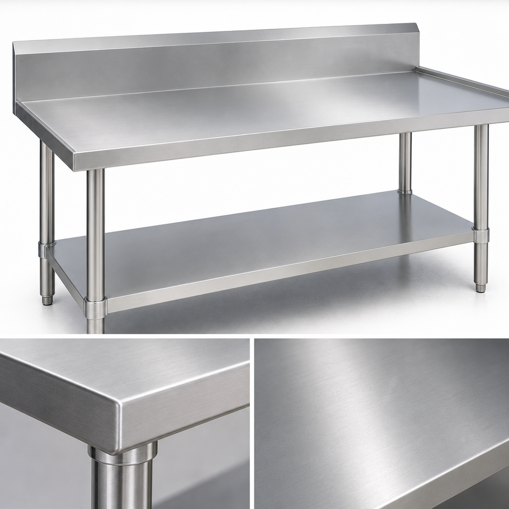 14-Gauge 300-Series Stainless Steel Top