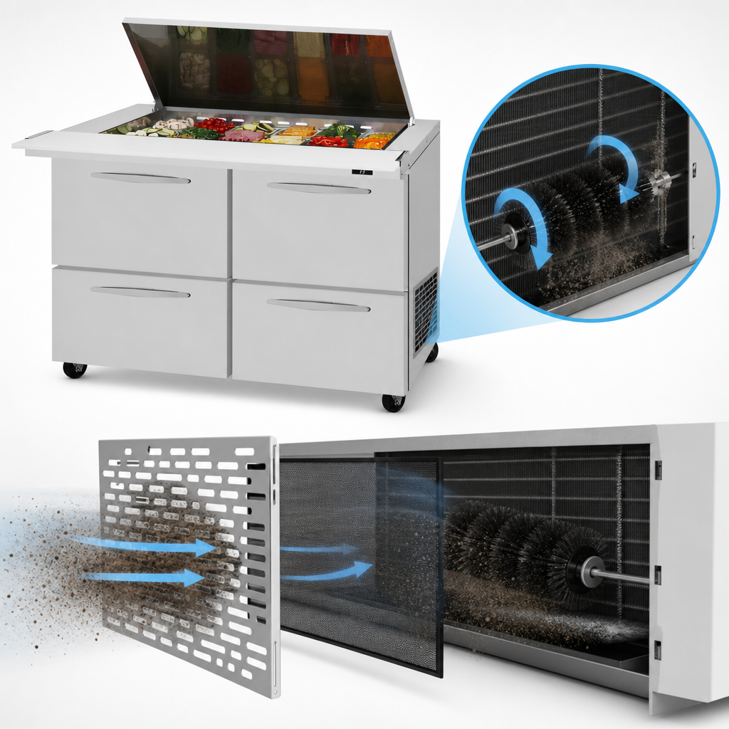 Self-Cleaning Condenser