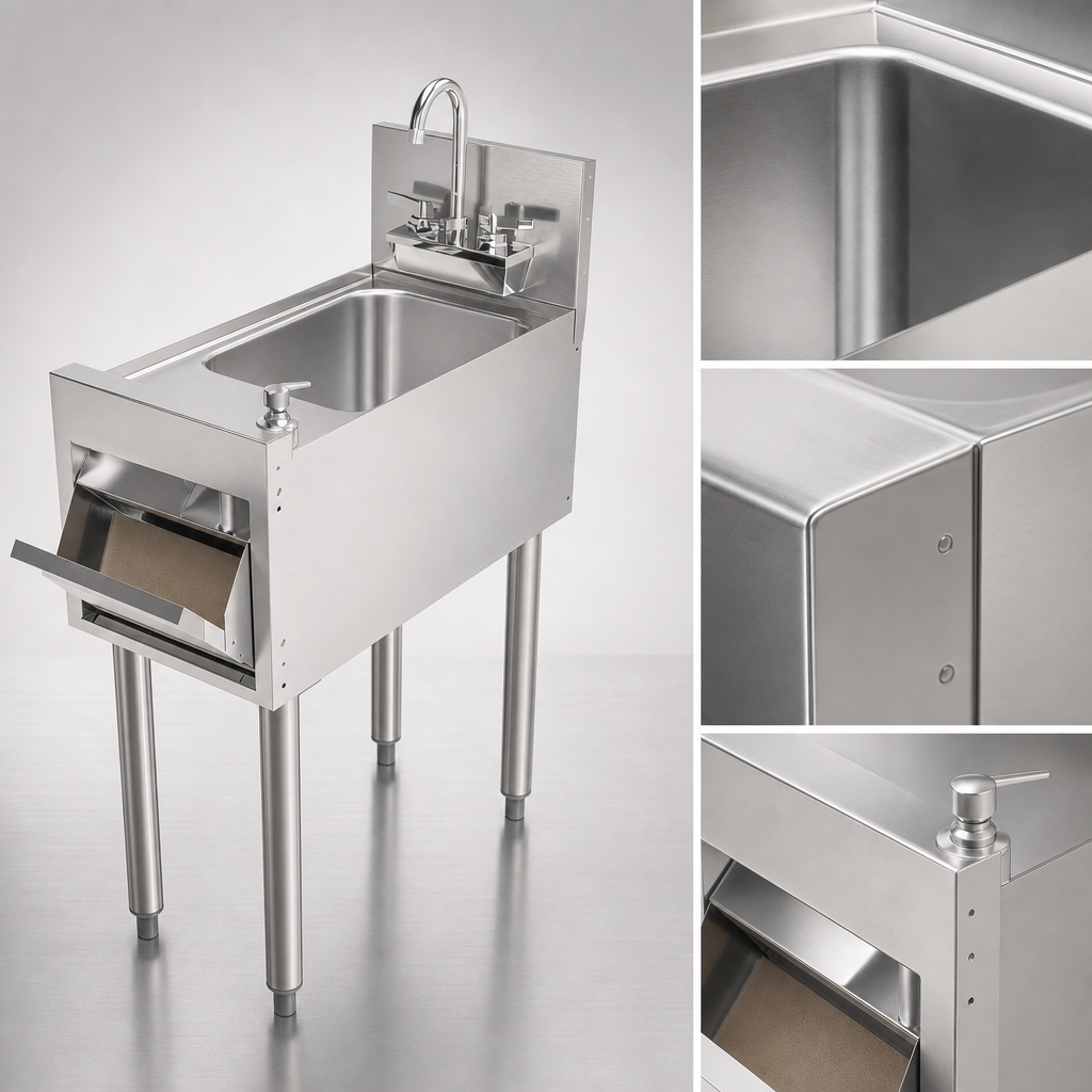 18-Gauge Stainless Steel Construction
