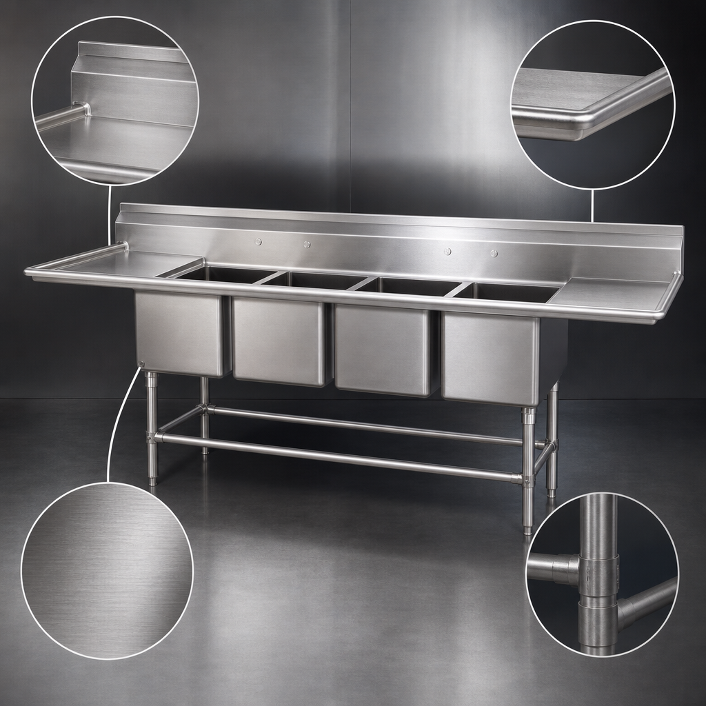 Heavy-Duty Stainless Steel Construction