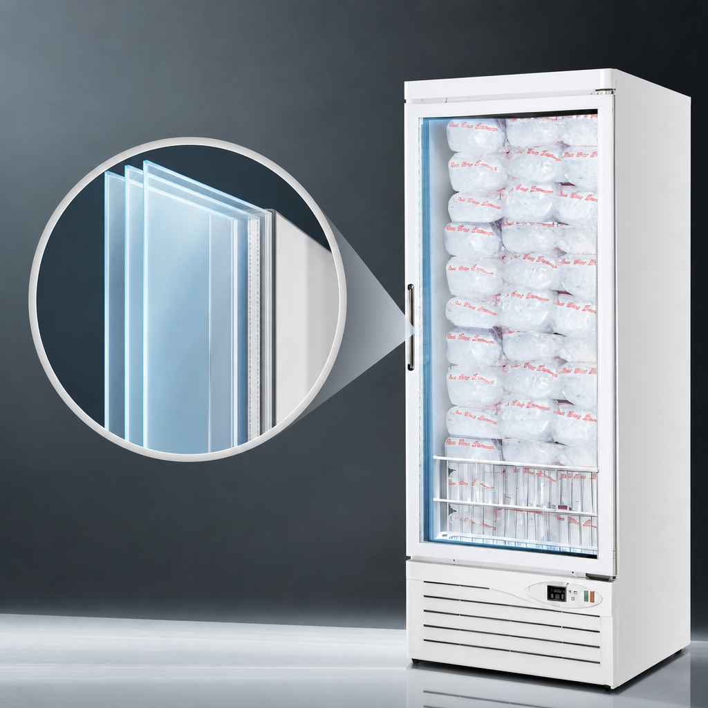 Triple Pane Heated Glass Door