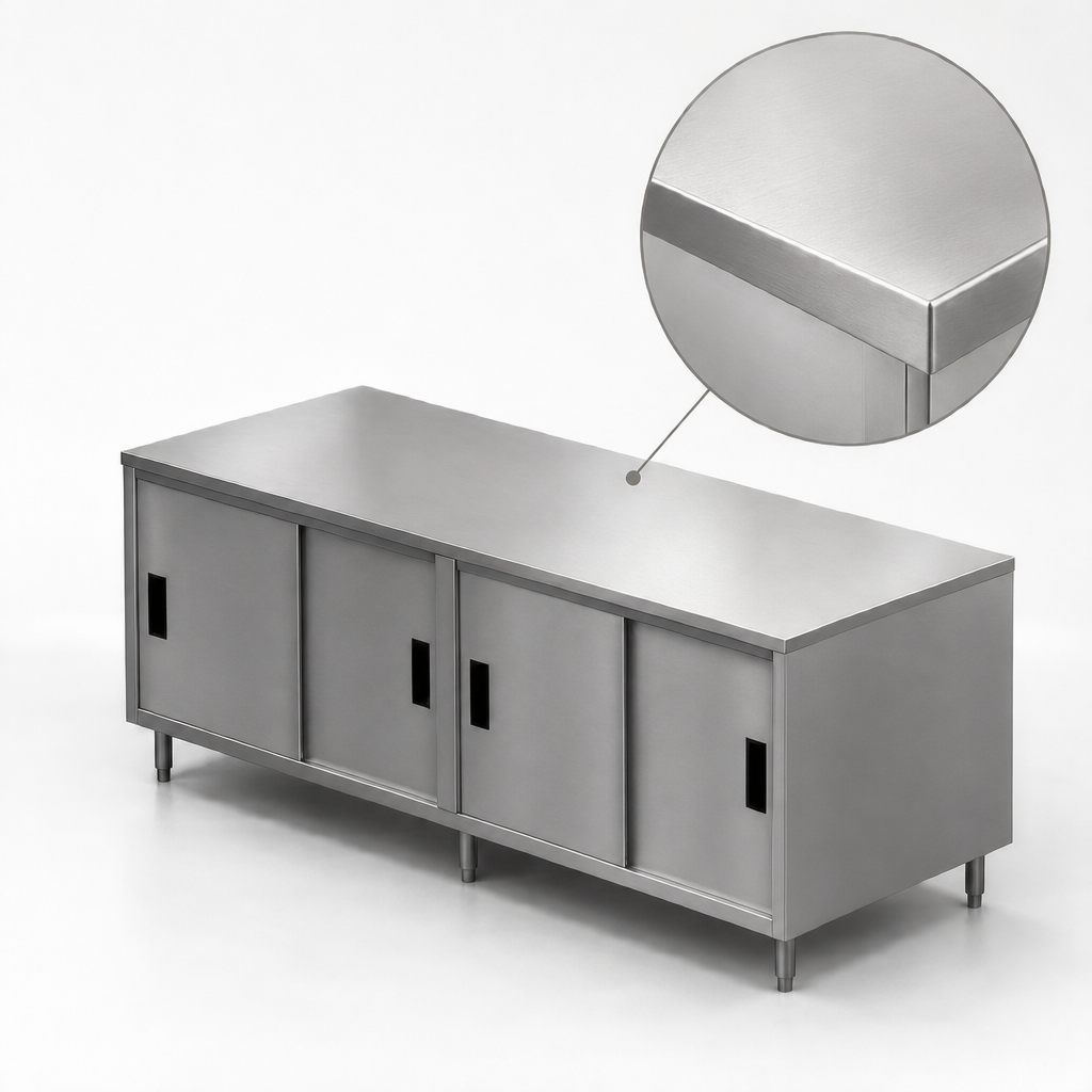 14-Gauge 304 Stainless Steel Top