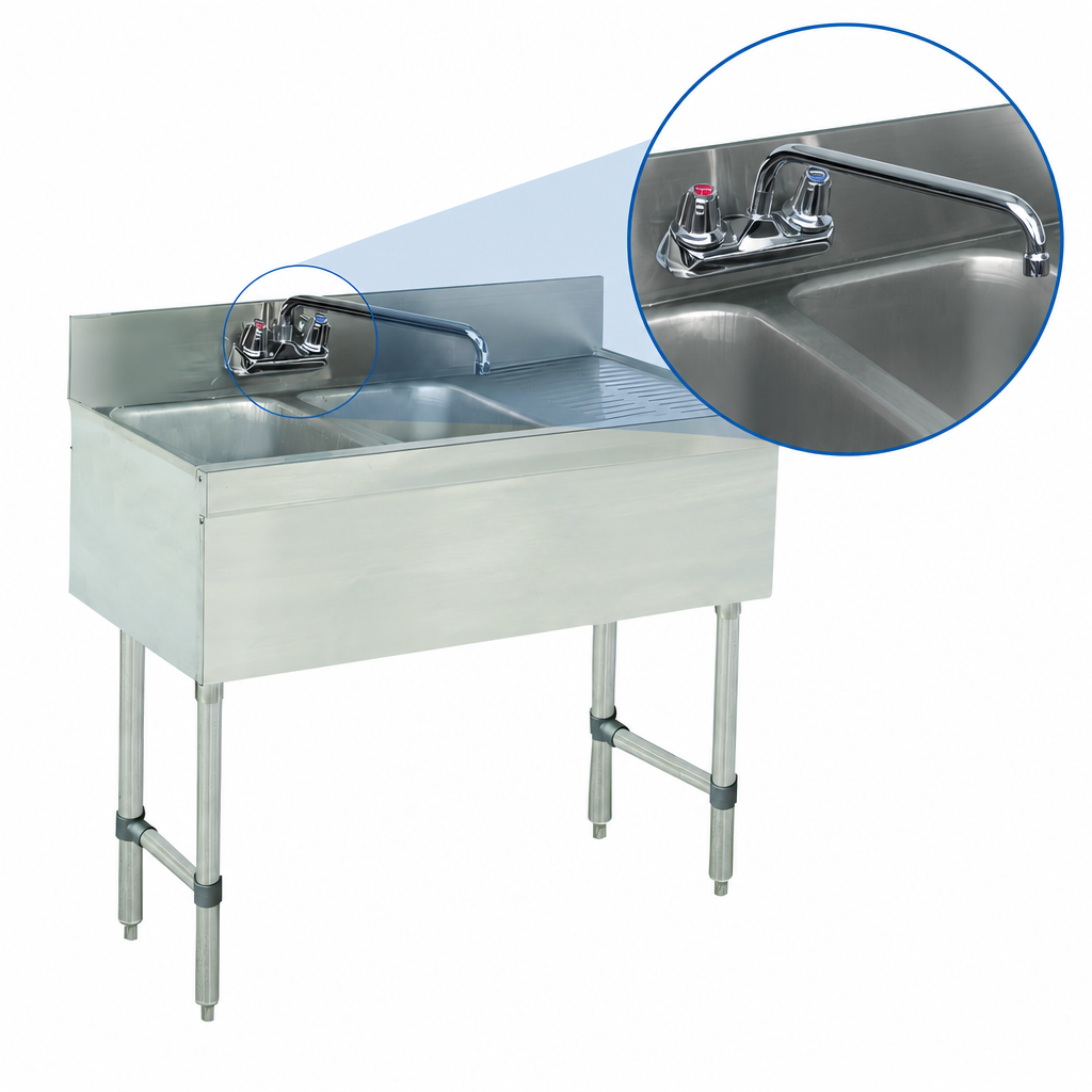 Splash-Mount Faucet Included