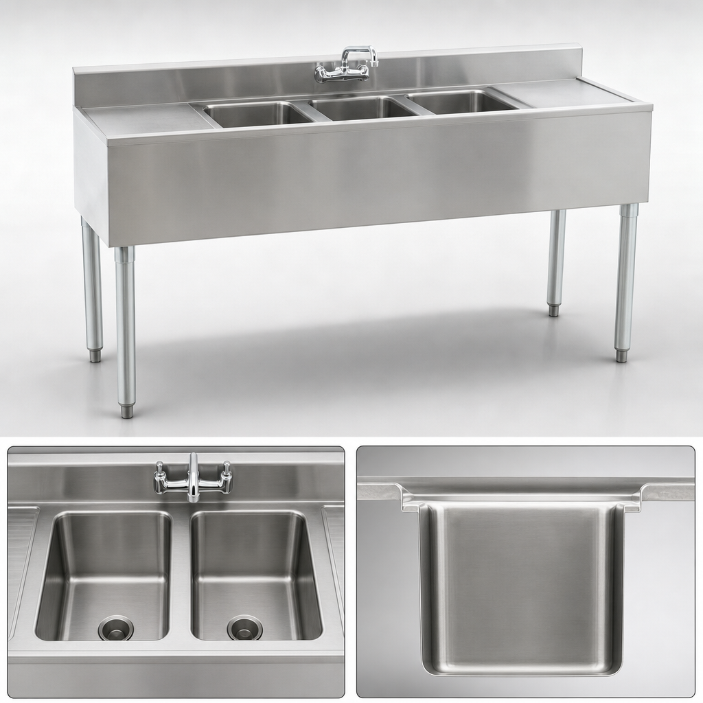 Two Deep-Drawn Compartments