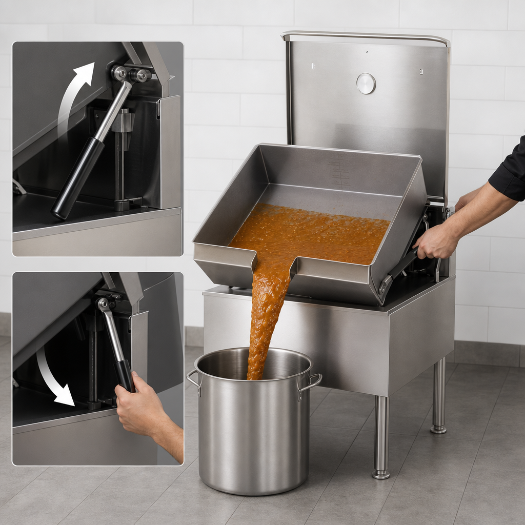 Hydraulic Hand Tilt with Quick Lowering