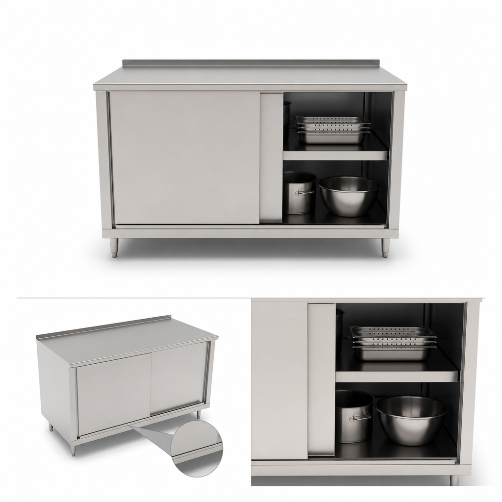 Cabinet Base With Sliding Doors