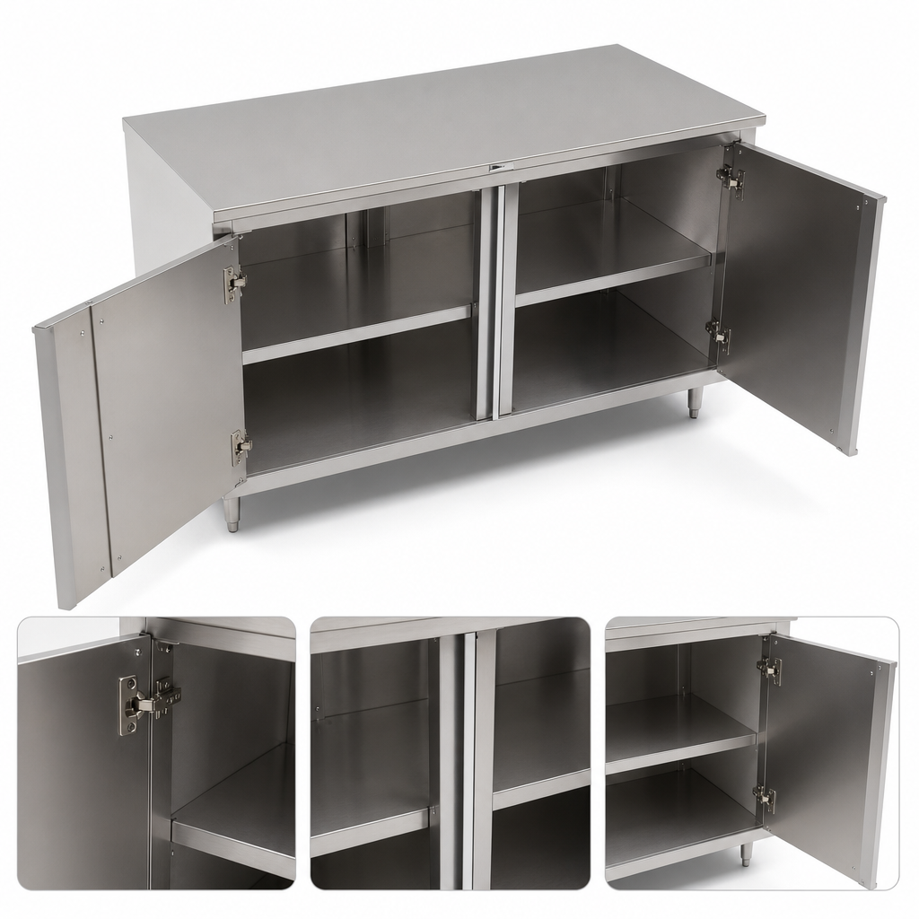 Cabinet Base with Hinged Doors