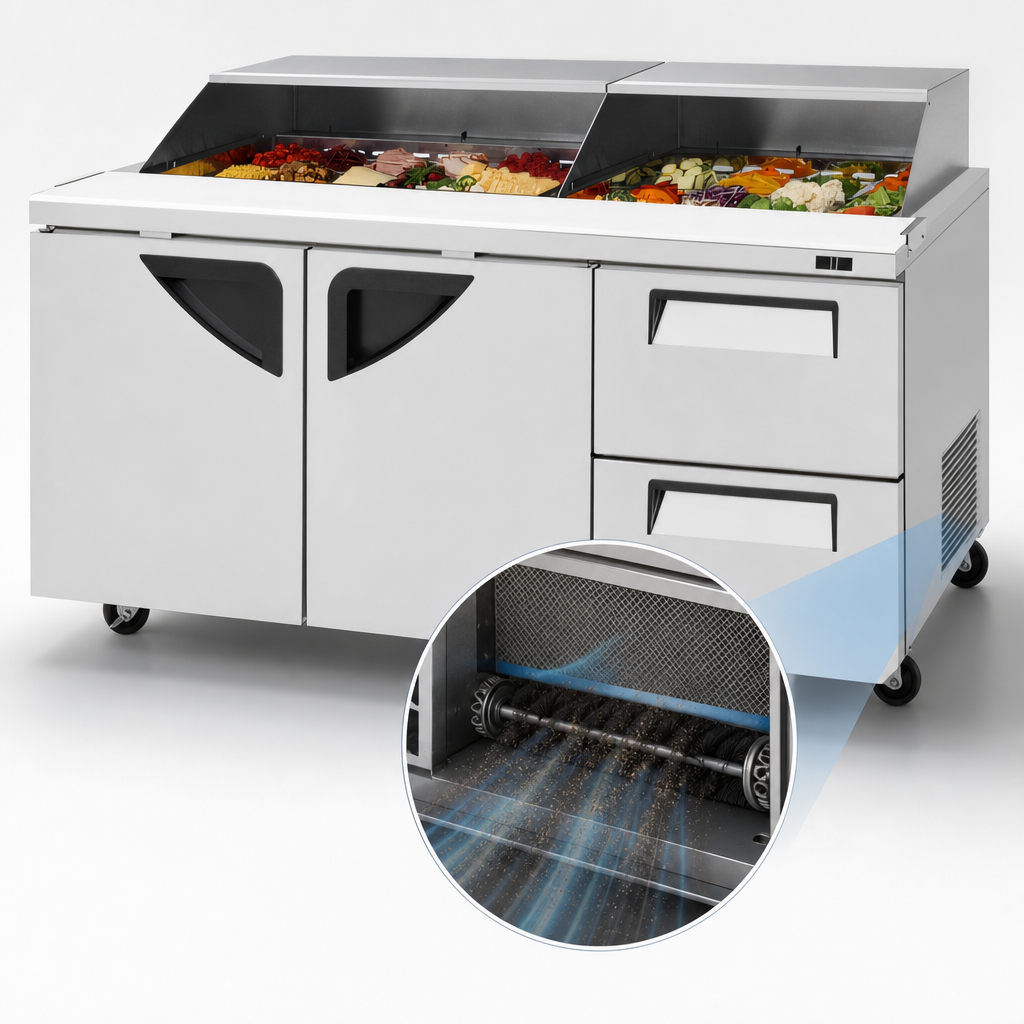 Self-Cleaning Condenser