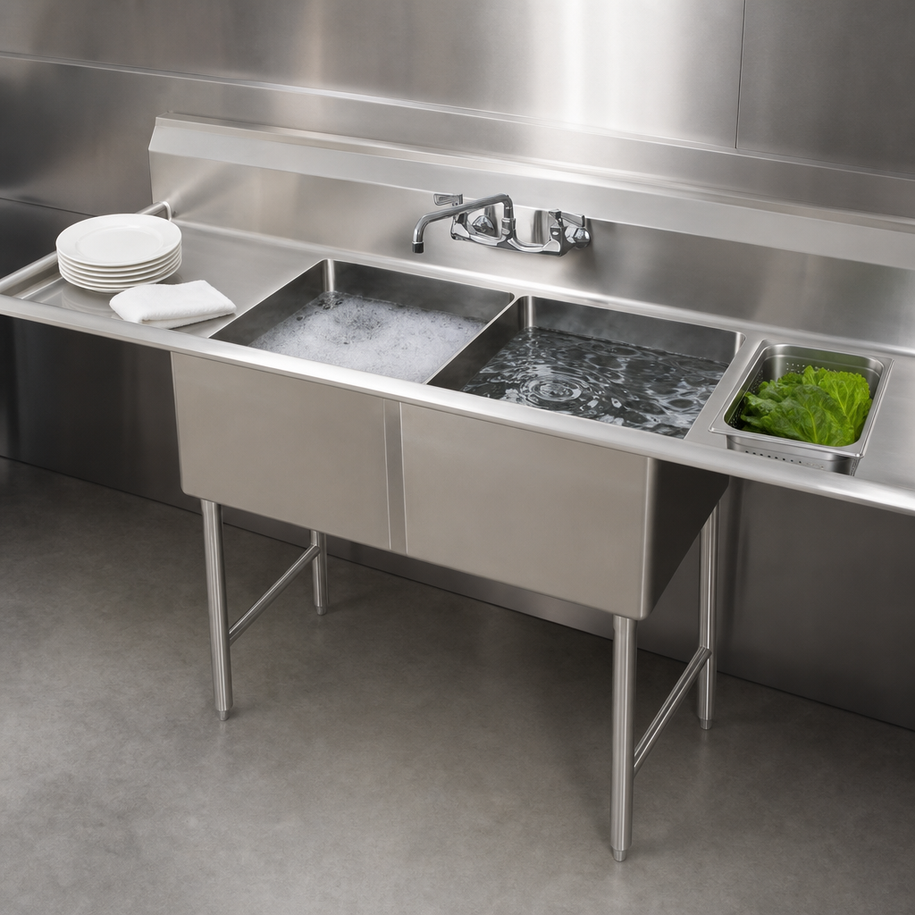 Dual Compartment Sink