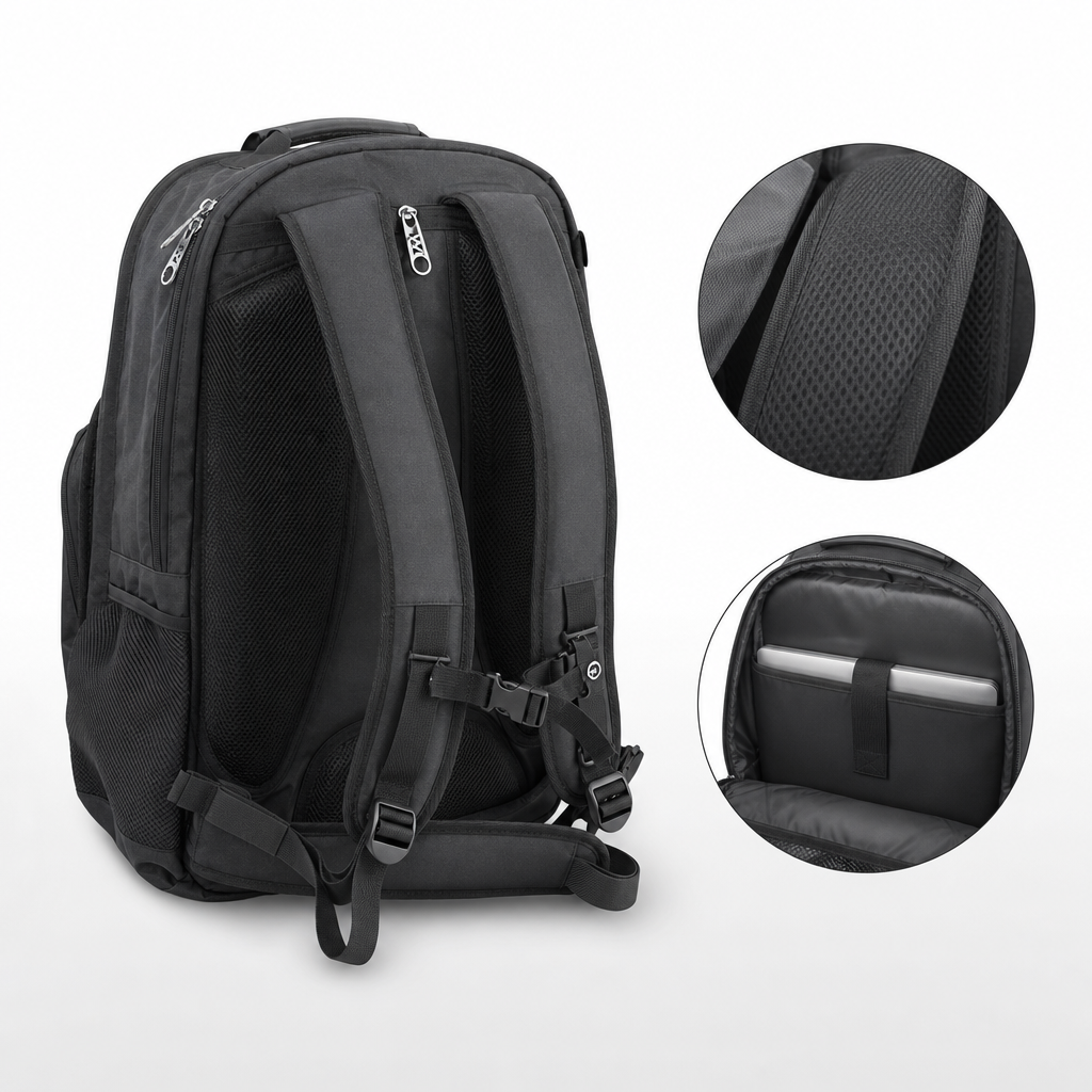 Wide Ergonomic Straps