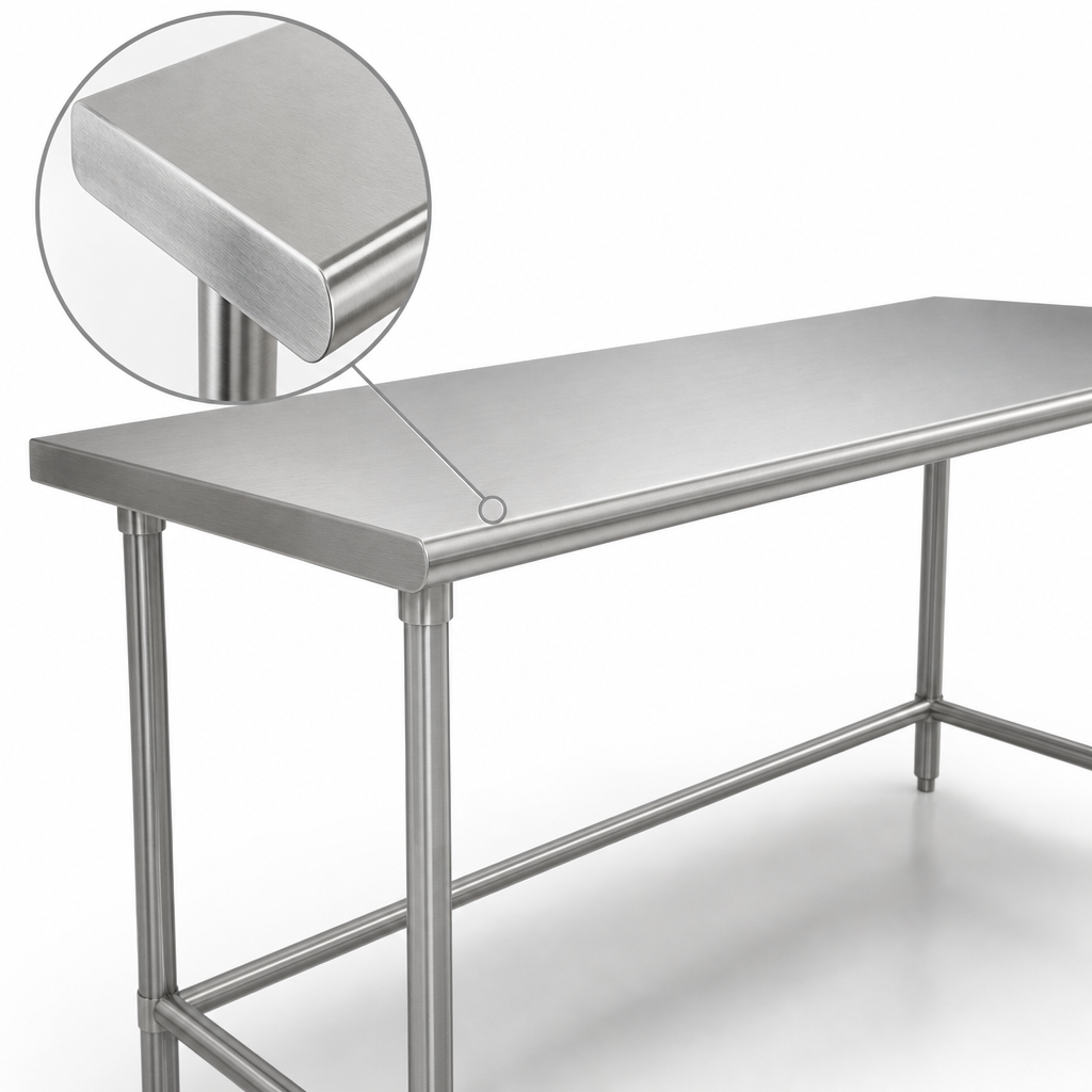 14-Gauge 304 Stainless Steel Top