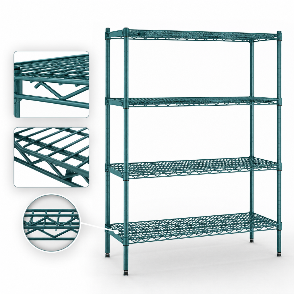 Patented QuadTruss Shelf Design