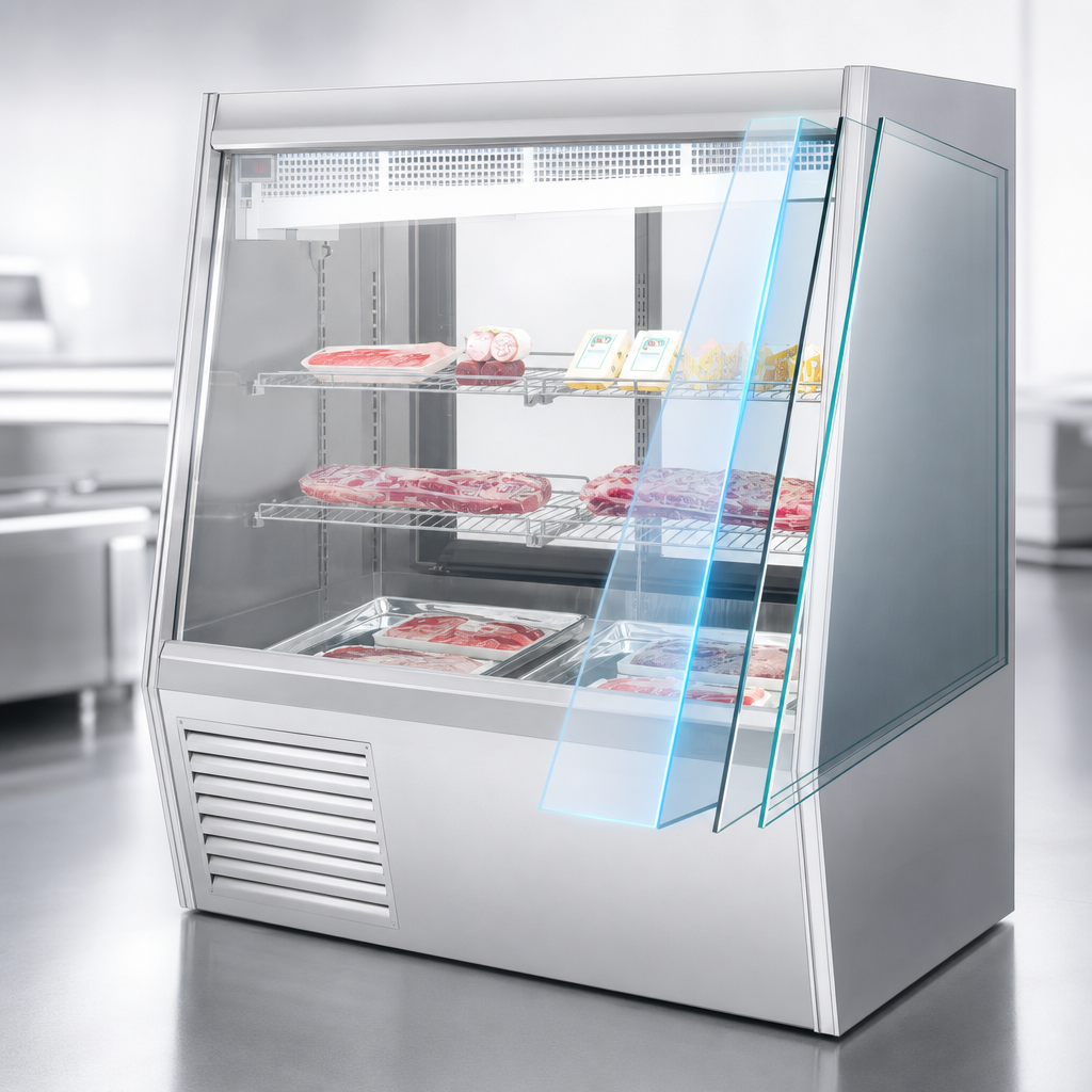 Double-Paned Tempered Straight Glass