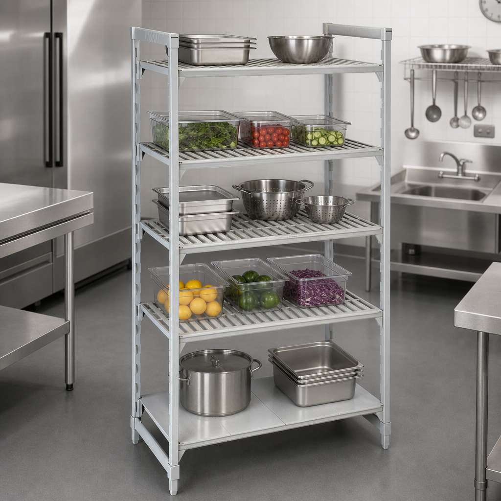 Five-Tier Mixed Shelf Layout