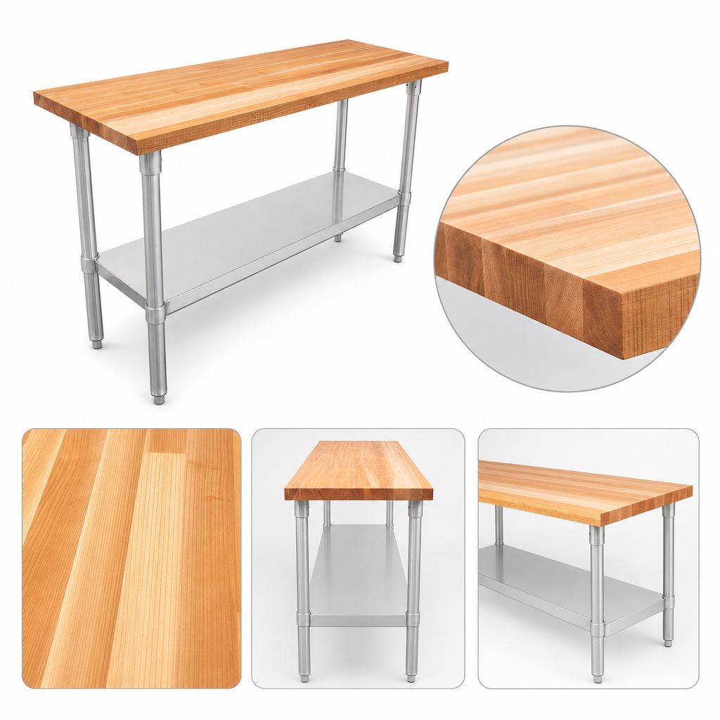 Edge Grain Flat Top
