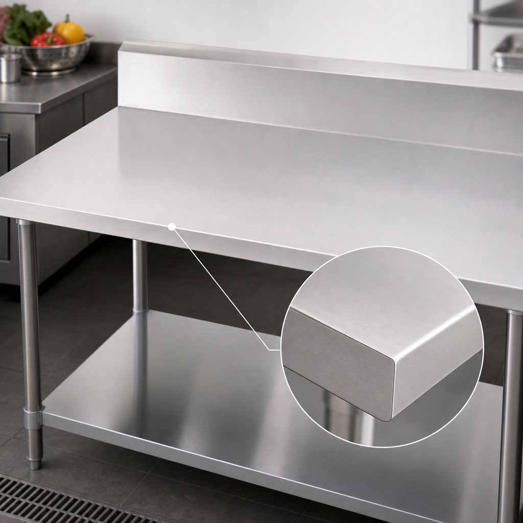14-Gauge 300 Series Stainless Steel Top
