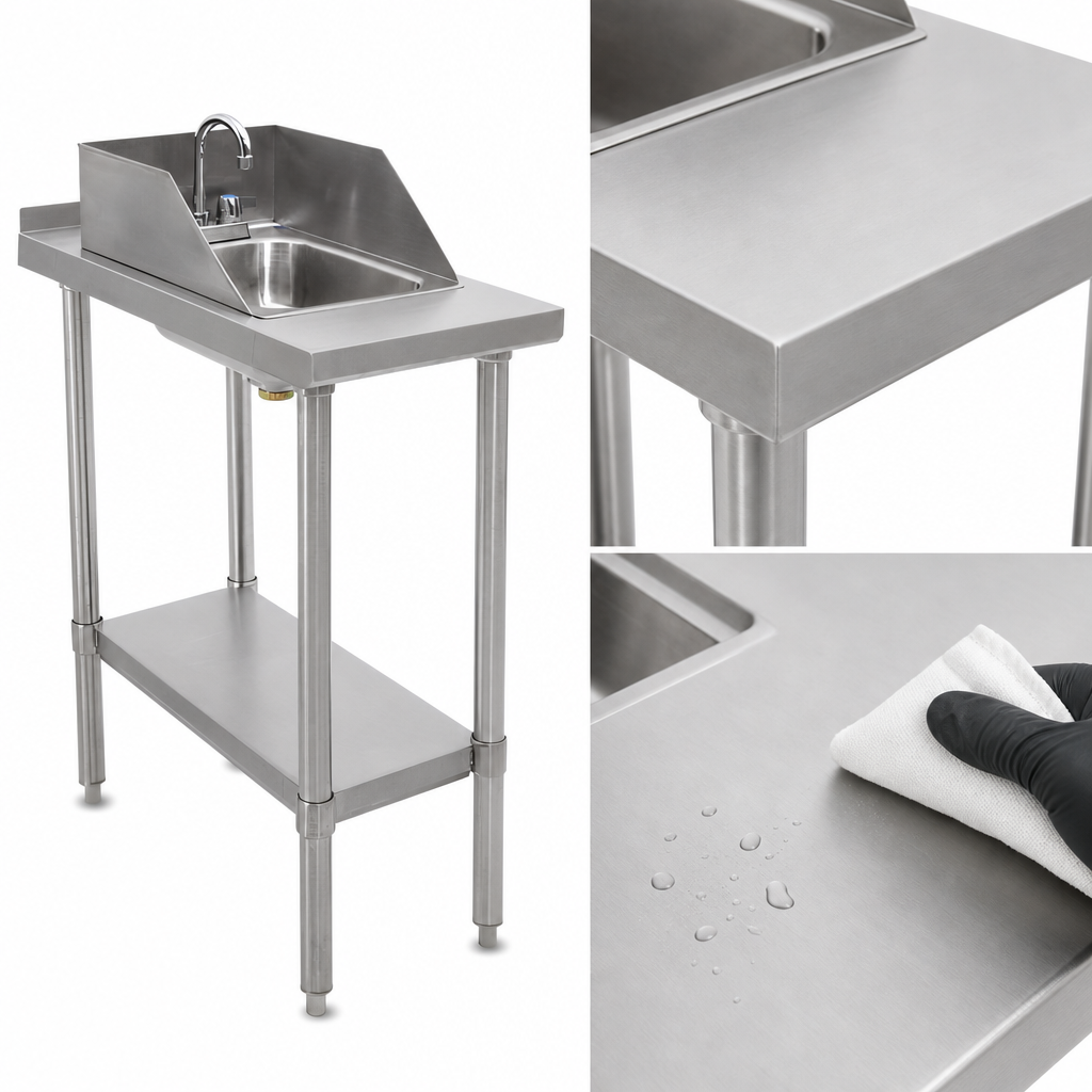 18-Gauge Type 400 Stainless Steel Top