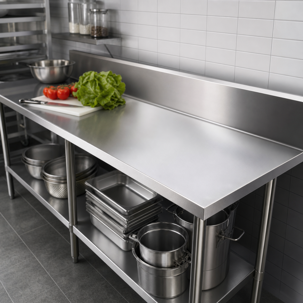 14-Gauge 304 Stainless Steel Top
