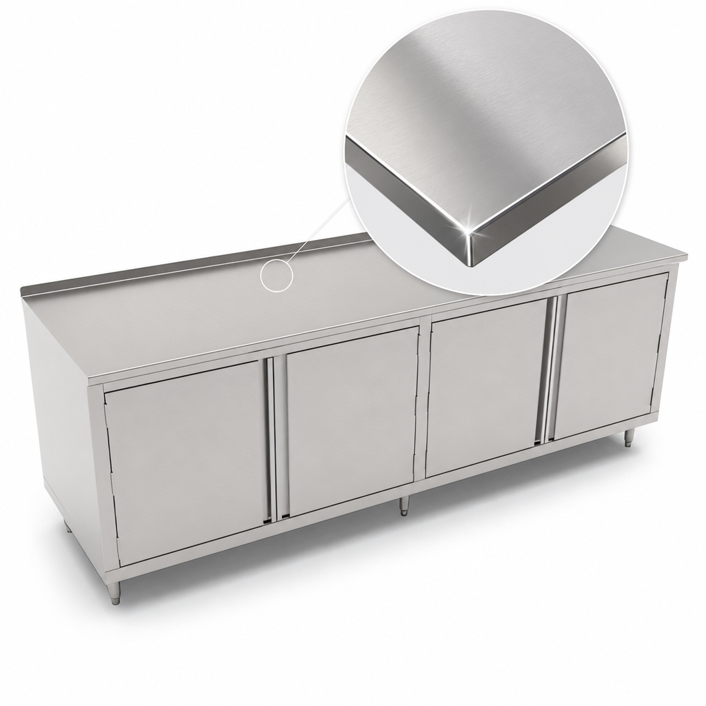 16-Gauge Stainless Steel Top