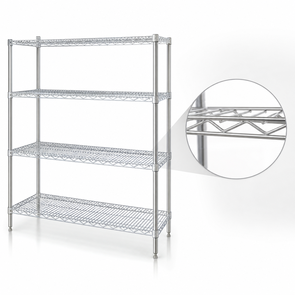 Patented QuadTruss® Shelf Design
