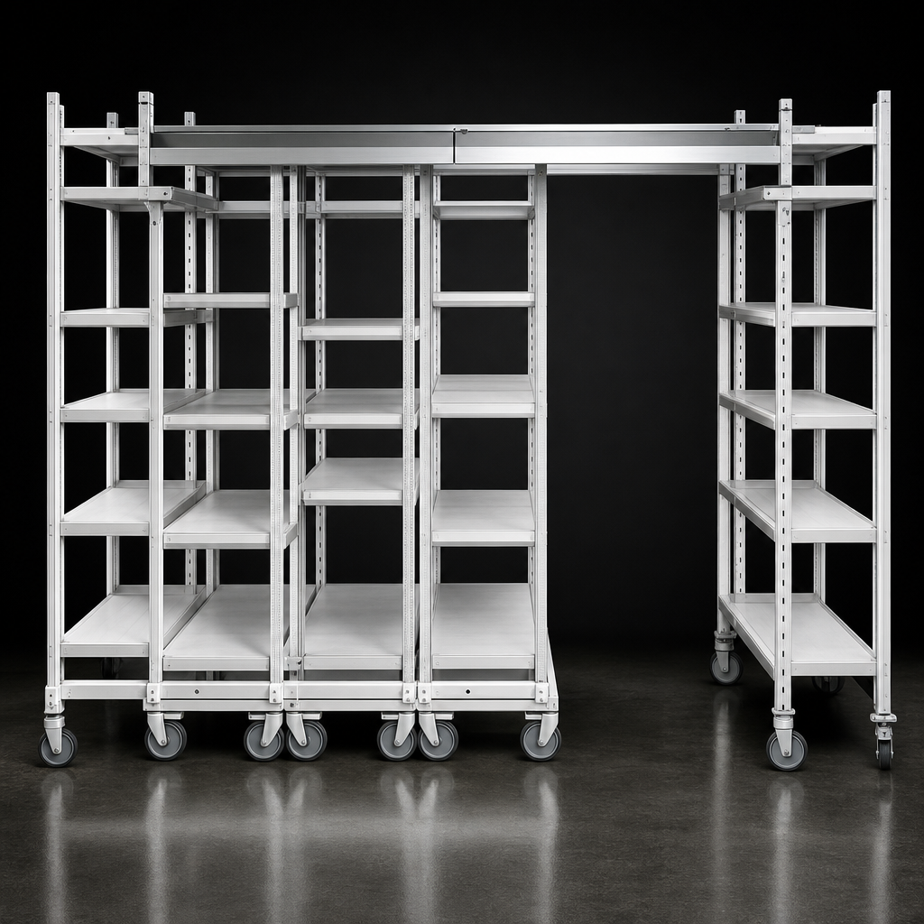 Top-Track Mobile Shelving Base