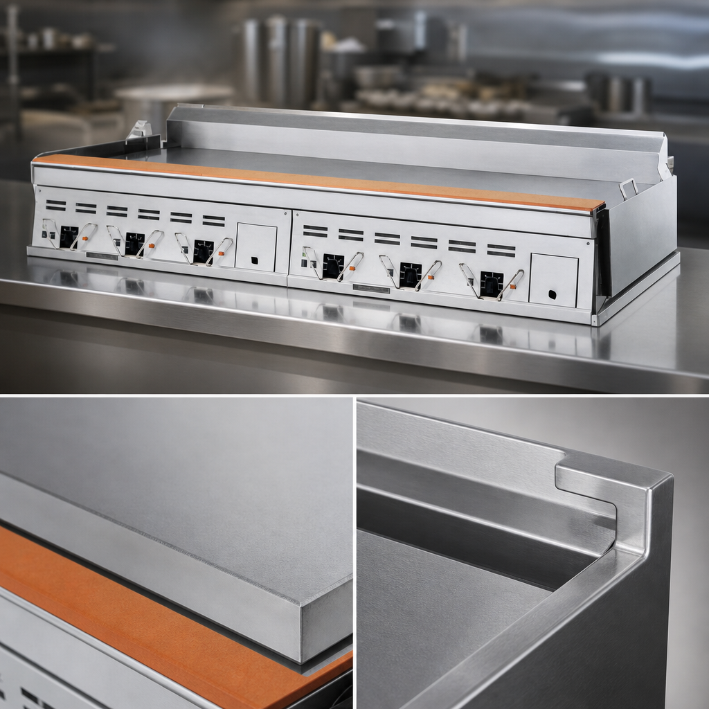 1-Inch Polished Steel Plate