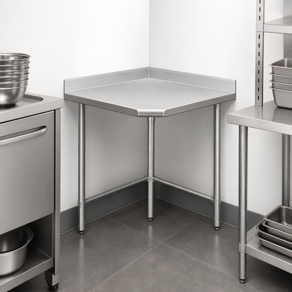 Corner Work Table Design