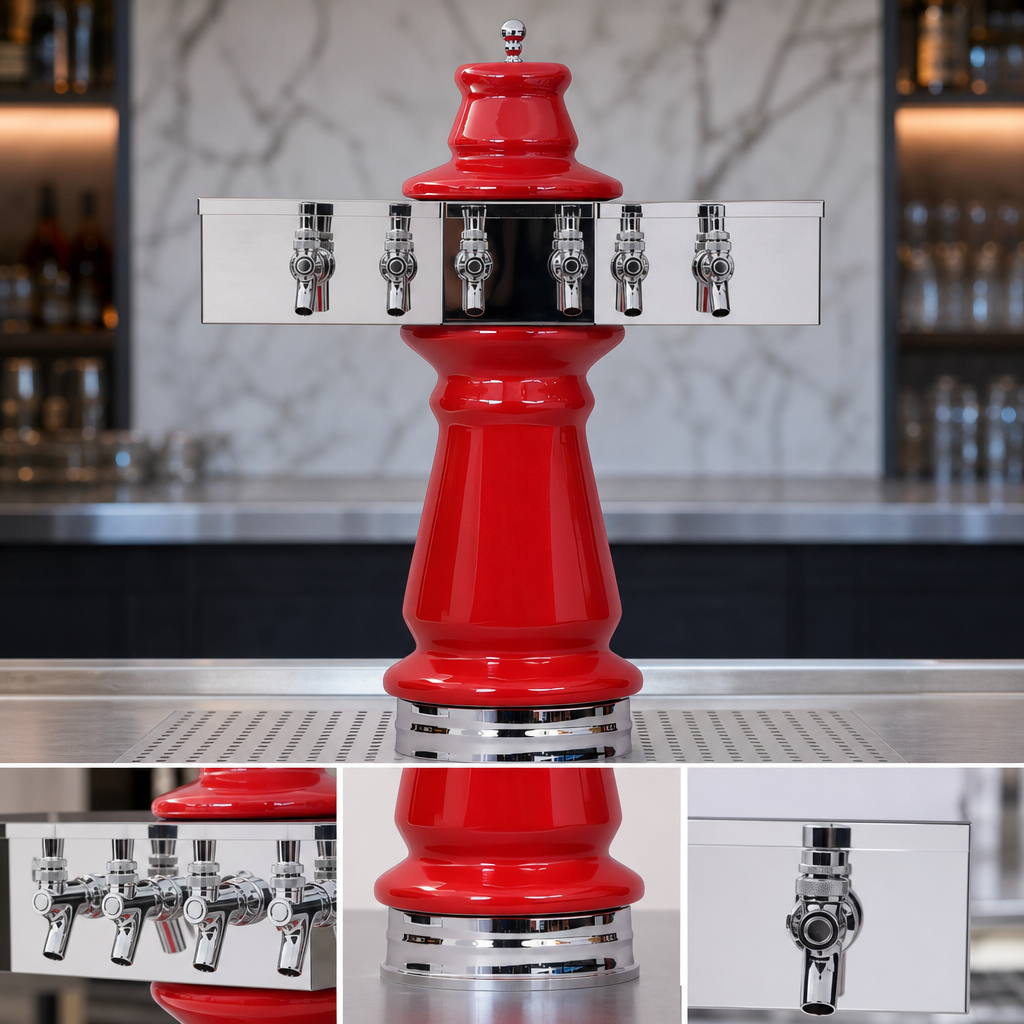 Four-Faucet Tower