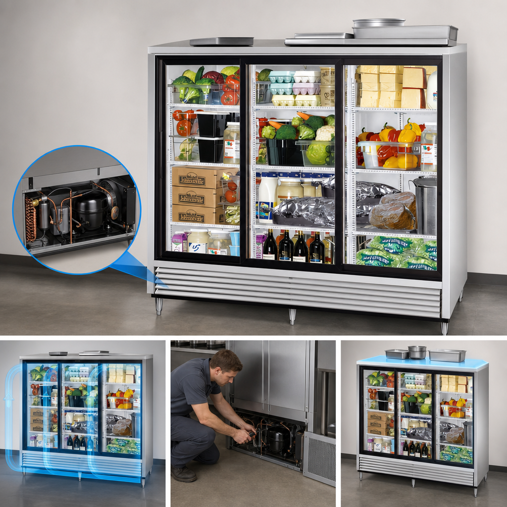 Bottom-Mounted Self-Contained Refrigeration
