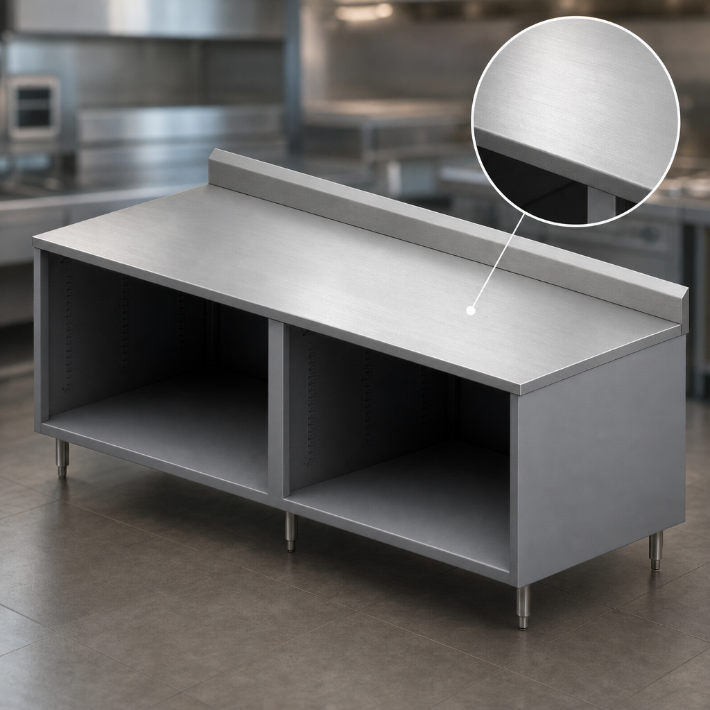 14-Gauge Stainless Steel Top