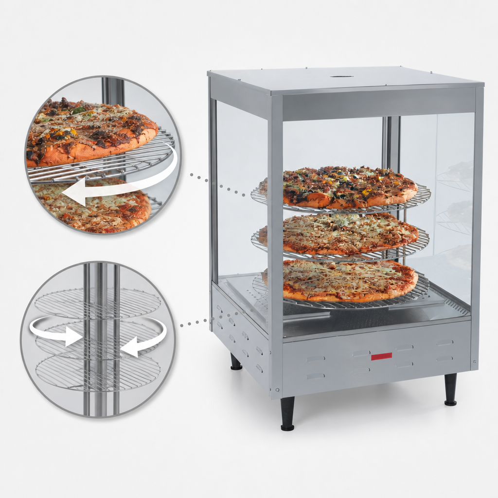 Rotating 3-Tier Display
