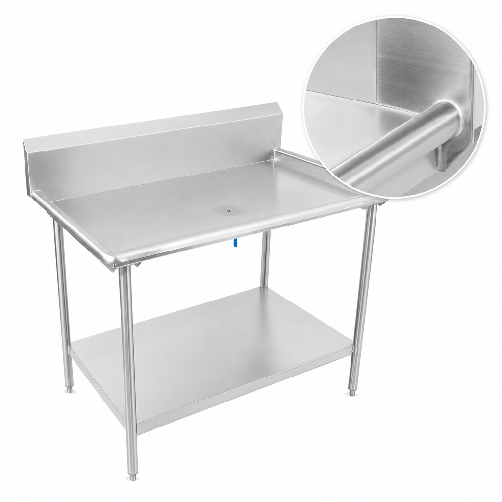 16-Gauge 300-Series Stainless Steel Top