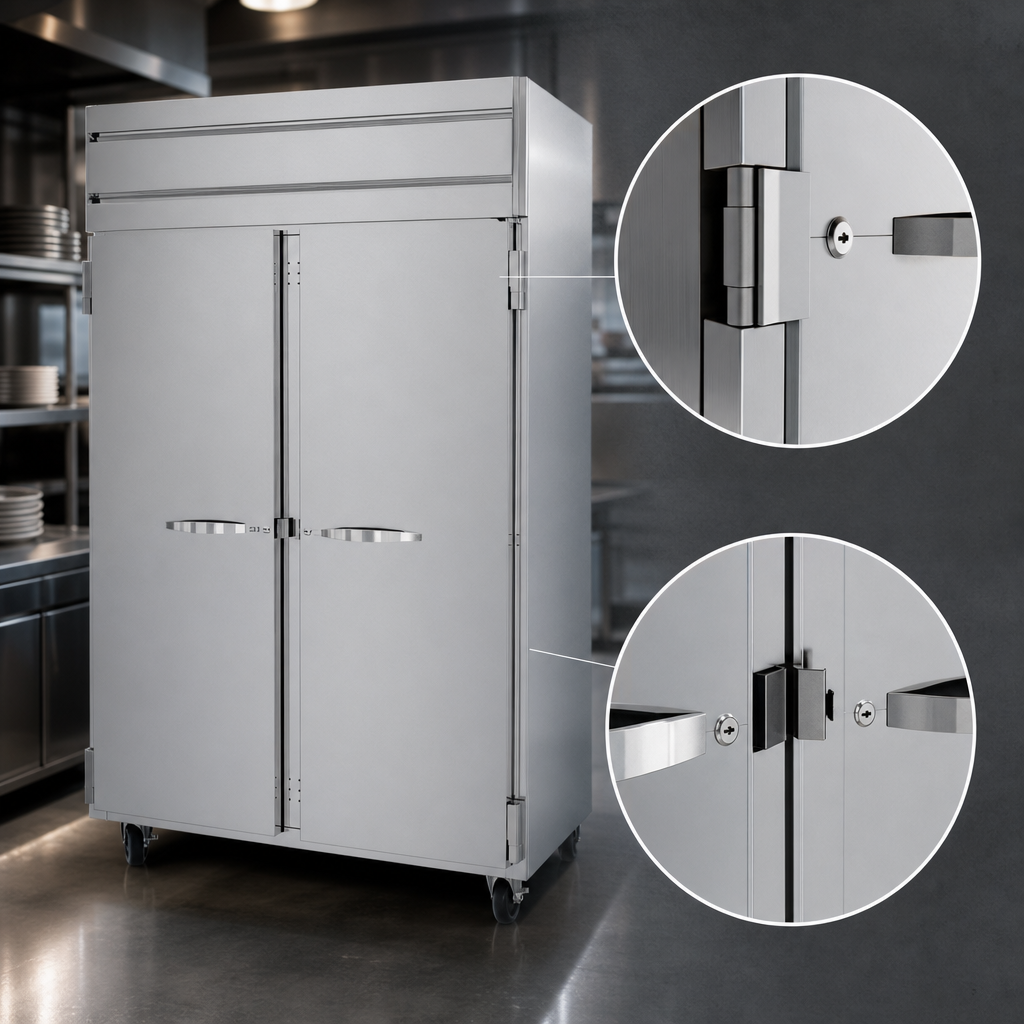 Solid Hinged Doors with Locks